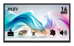 MSI PRO MP165 E6 Draagbare televisie en monitoor Draagbare monitor Zwart 39,6 cm (15.6") LED 1920 x 1080 Pixels - Afbeelding 2