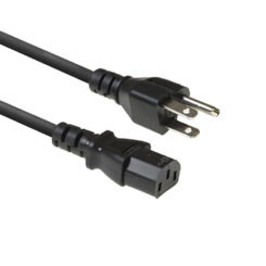 ACT Netsnoer USA connector - C13 zwart 1 m