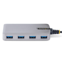 StarTech.com 4-Port USB-C Hub, 5Gbps, Bus Powered, USB C naar 4x USB-A Hub met Optionele Externe Voeding, Compacte Desktop/Laptop USB Hub, 30cm Kabel, USB Type-C Expansion Hub - Afbeelding 4