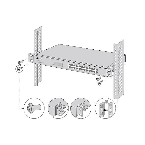 TP-Link Omada RackMount Kit-19 Montageset - Afbeelding 4