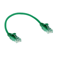 ACT Groene 0,15 meter LSZH U/UTP CAT6 datacenter slimline patchkabel snagless met RJ45 connectoren - Afbeelding 3