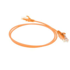 ACT Oranje 1,5 meter LSZH U/UTP CAT6 datacenter slimline patchkabel snagless met RJ45 connectoren - Afbeelding 3