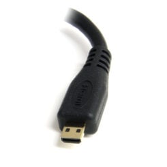 StarTech.com Micro HDMI naar HDMI Adapter, 4K 30Hz Video, Duurzame High Speed Micro HDMI Type-D naar HDMI 1.4 Converter/Kabel Adapter Dongle, Ultra HD HDMI Monitors, TVs & Displays, M/F - Afbeelding 4
