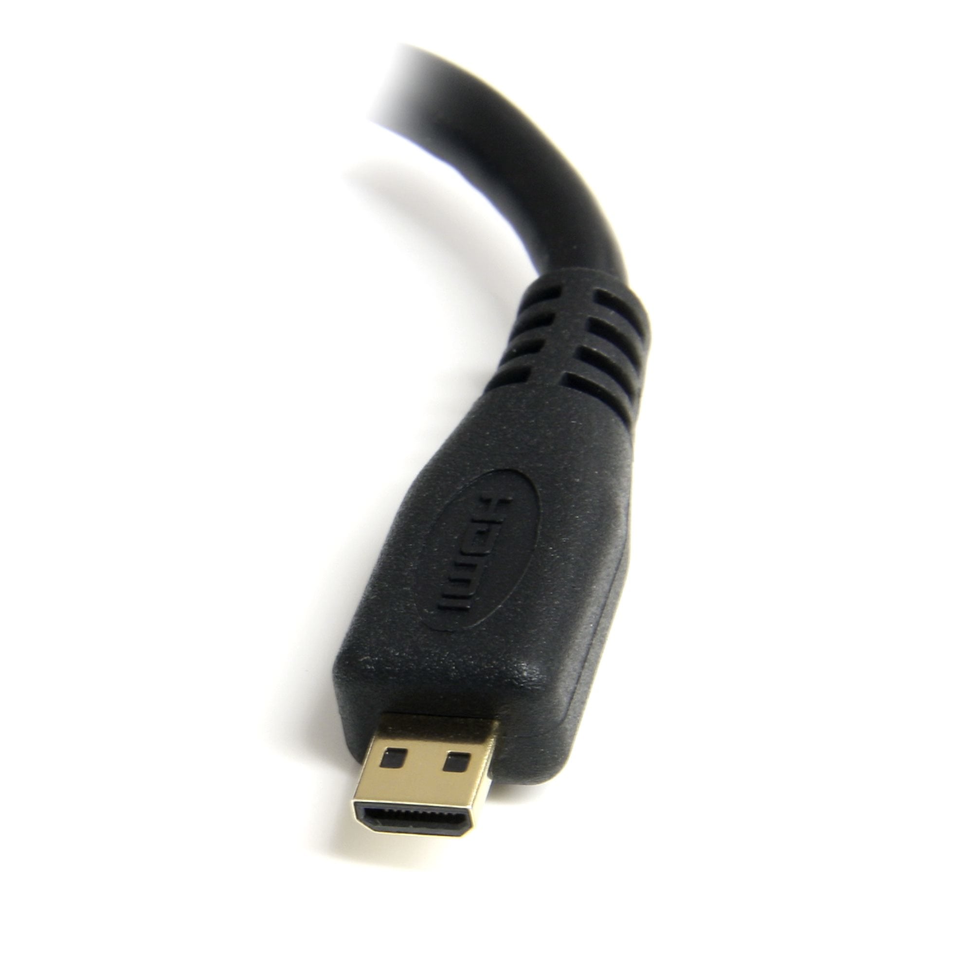 StarTech.com Micro HDMI naar HDMI Adapter, 4K 30Hz Video, Duurzame High Speed Micro HDMI Type-D naar HDMI 1.4 Converter/Kabel Adapter Dongle, Ultra HD HDMI Monitors, TVs & Displays, M/F - Afbeelding 4