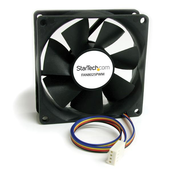 StarTech.com 80x25mm Ventilator Computerbehuizing met PWM – Pulse Width Modulation