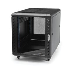 StarTech.com 12U Enterprise-Grade Server Rack Cabinet, 19in Vergrendelbare 4-Post Patchkast met 75cm Montagediepte en 800kg Draagkracht - Afbeelding 2