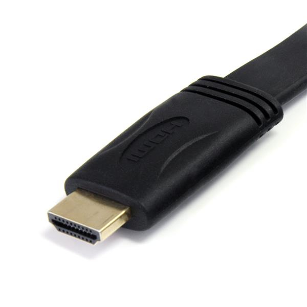 StarTech.com 5m platte High Speed HDMI-kabel met Ethernet - Ultra HD 4k x 2k HDMI-kabel - HDMI naar HDMI M/M - Afbeelding 3