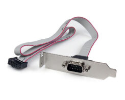 StarTech.com 40 cm Low-Profile Seriële Poort Slotplaatje - Afbeelding 2