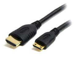 StarTech.com 1m Mini HDMI naar HDMI Cable met Ethernet - 4K 30Hz High Speed Mini HDMI naar HDMI Adapterkabel, Mini HDMI Type-C naar HDMI Monitor/Display, Duurzame Video Converter Kabel