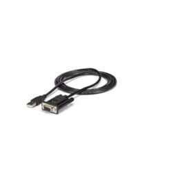 StarTech.com 1,8m 1-Port USB naar Seriële RS232 Adapter, FTDI DB9 Serial DCE Adapter Kabel, Null Modem, USB 2.0 - TAA
