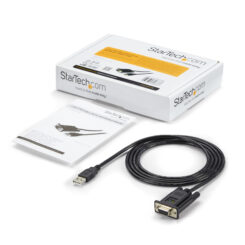 StarTech.com 1,8m 1-Port USB naar Seriële RS232 Adapter, FTDI DB9 Serial DCE Adapter Kabel, Null Modem, USB 2.0 - TAA - Afbeelding 6
