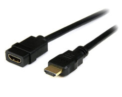 StarTech.com 2m HDMI Extender Kabel, HDMI Male naar Female Kabel, 4K HDMI Uitbreidingskabel, 4K 30Hz UHD HDMI Cable met Ethernet M/F, High Speed HDMI 1.4 Kabel, HDMI Cord Extension