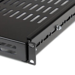 StarTech.com 1U Verstelbare Geventileerde Rack Shelf - 80kg - Montagediepte instelbaar van 49cm tot 97cm - Universeel Schap voor 19" AV/ Netwerk Rack - 70cm Diep - Afbeelding 3