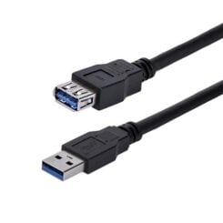 StarTech.com 1m SuperSpeed USB 3.0 (5Gbps) Verlengkabel A naar A - Zwart M/F