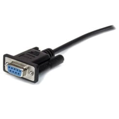 StarTech.com Zwarte straight-through DB9 RS232 seriële kabel - M/F 50 cm - Afbeelding 3