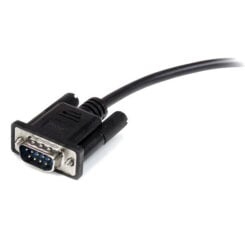 StarTech.com Zwarte straight-through DB9 RS232 seriële kabel - M/F 50 cm - Afbeelding 4