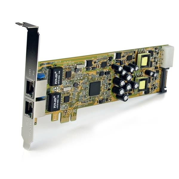 StarTech.com Dual Port PCI Express Gigabit Ethernet PCIe-netwerkkaart adapter - PoE/PSE - Afbeelding 3