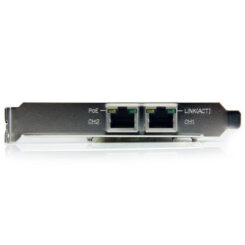 StarTech.com Dual Port PCI Express Gigabit Ethernet PCIe-netwerkkaart adapter - PoE/PSE - Afbeelding 4