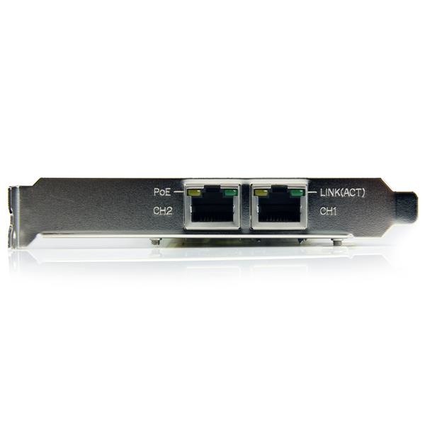 StarTech.com Dual Port PCI Express Gigabit Ethernet PCIe-netwerkkaart adapter - PoE/PSE - Afbeelding 4