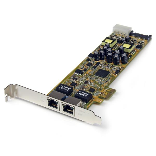 StarTech.com Dual Port PCI Express Gigabit Ethernet PCIe-netwerkkaart adapter - PoE/PSE - Afbeelding 2