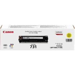 Canon 731 tonercartridge 1 stuk(s) Origineel Geel - Afbeelding 2