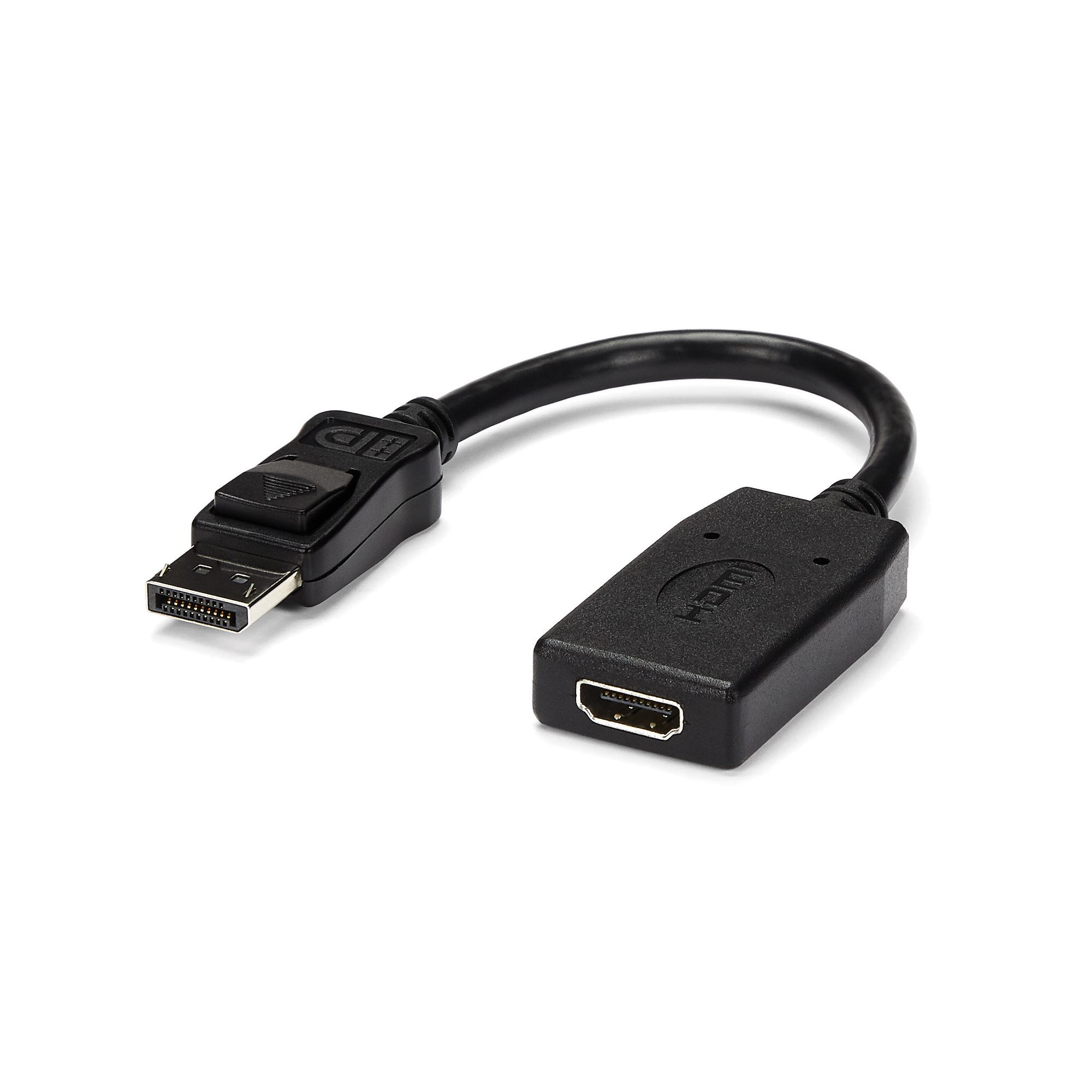 StarTech.com DisplayPort naar HDMI Adapter, DP naar HDMI Video Adapter/Converter, 1080p, VESA Gertificeerd, DP naar HDMI Monitor/Display Adapter Dongle, Passief, Latching DP Connector - Afbeelding 2
