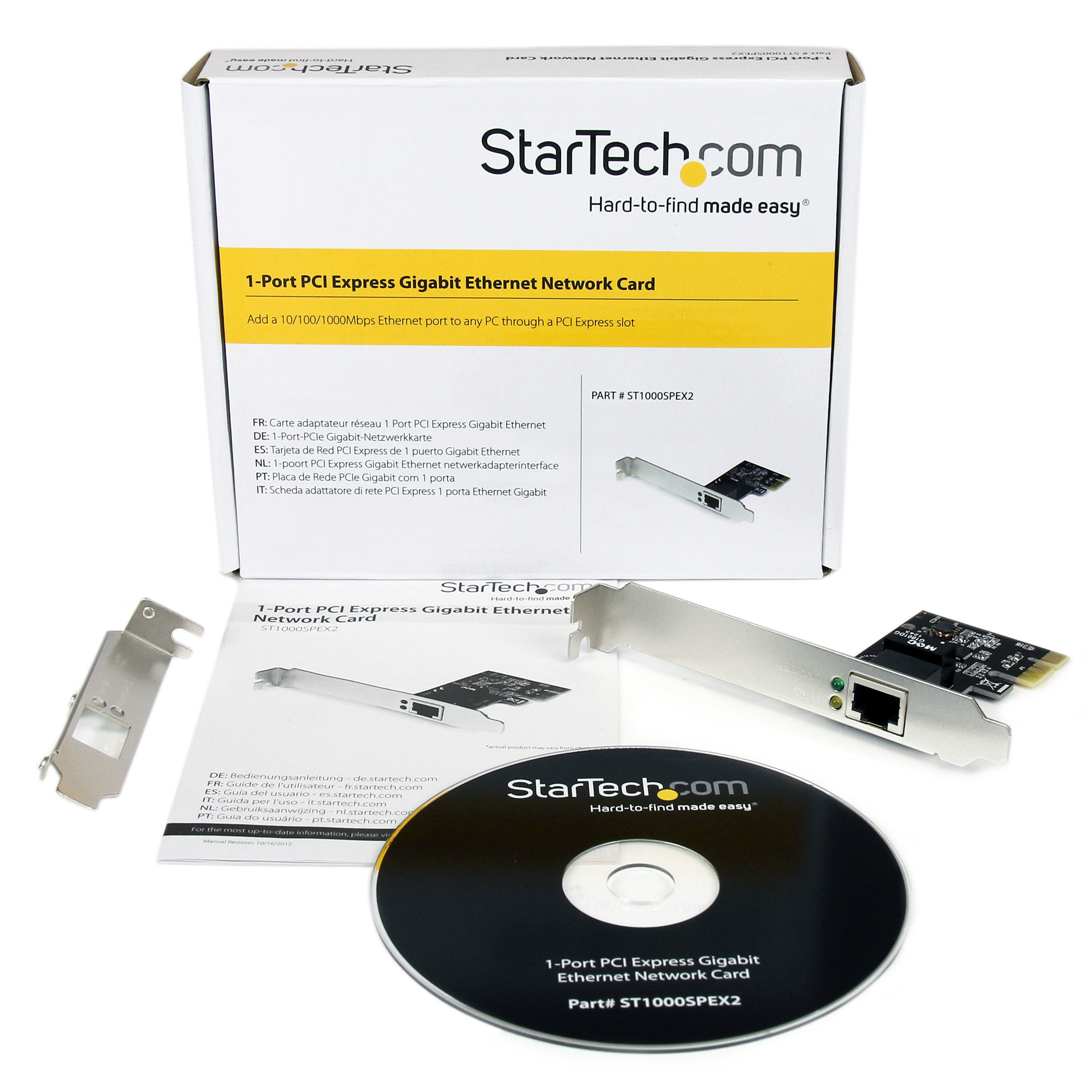 StarTech.com 1-poort PCI Express PCIe gigabit netwerkserver NIC-kaart dubbelprofiel - Afbeelding 6