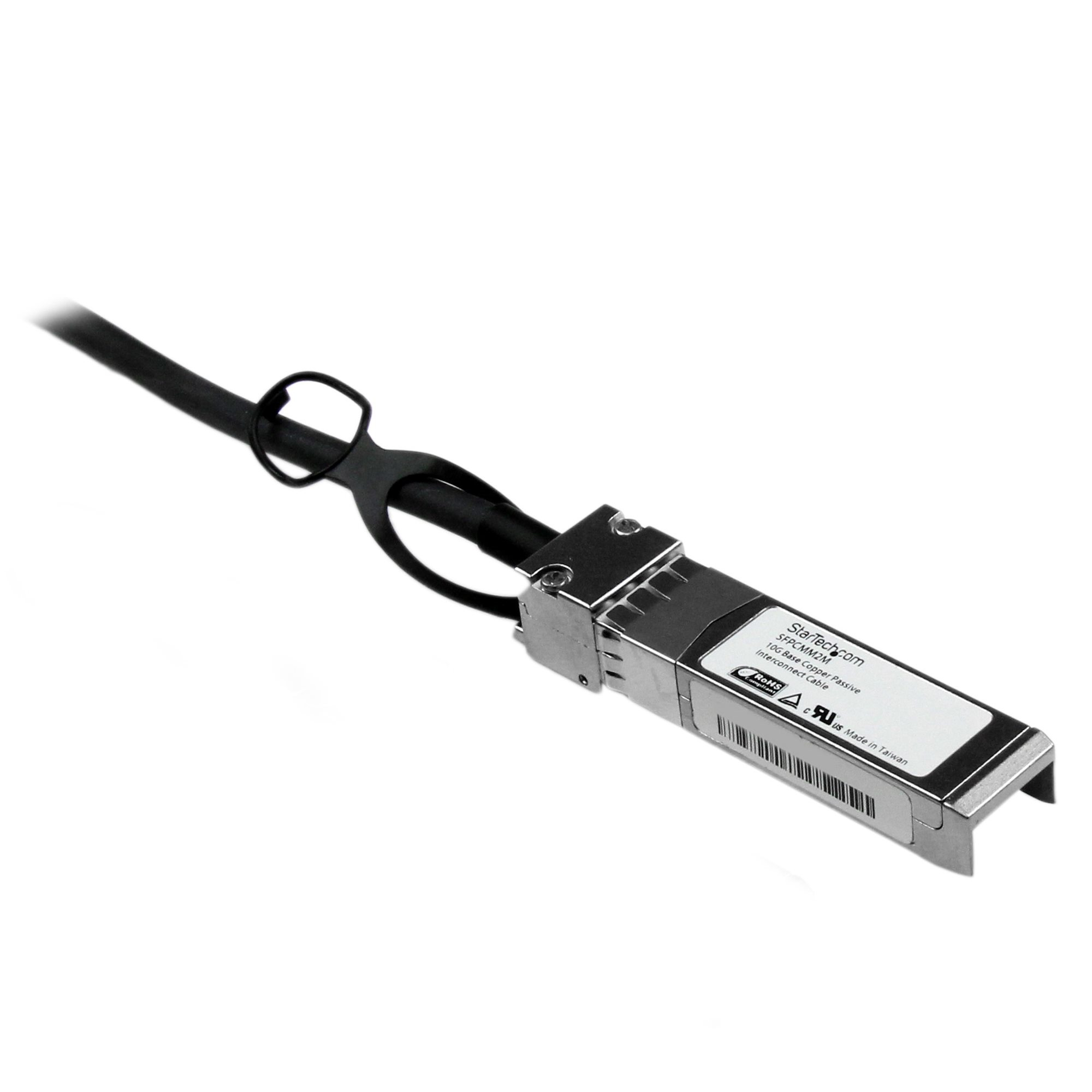 StarTech.com Cisco SFP-H10GB-CU1M compatibel SFP+ - 10GbE - DAC Twinax kabel passief - 2 m - Afbeelding 3
