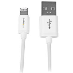 StarTech.com 1 m witte Apple 8-polige Lightning-connector-naar-USB-kabel voor iPhone / iPod / iPad - Afbeelding 2