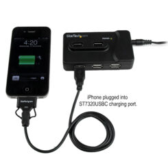 StarTech.com 6-poort USB 3.0/2.0 Combo Hub met Oplaadpoort - Afbeelding 6