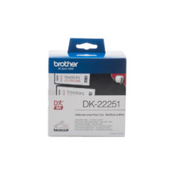 Brother DK-22251 labelprinter-tape Zwart en rood op wit - Afbeelding 4