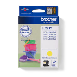 Brother LC221Y inktcartridge 1 stuk(s) Origineel Geel - Afbeelding 2