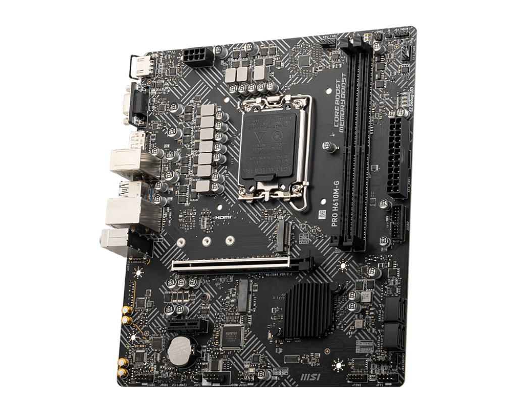 MSI PRO H610M-G moederbord Intel H610 LGA 1700 micro ATX - Afbeelding 4