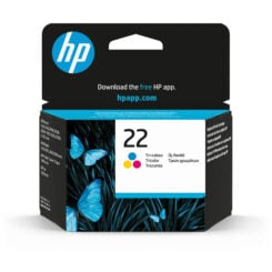 HP 22 originele drie-kleuren inktcartridge