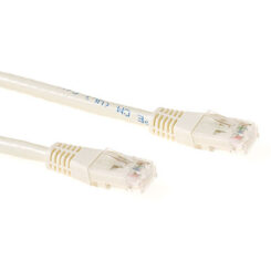ACT Ivoor 5 meter LSZH U/UTP CAT6A patchkabel met RJ45 connectoren - Afbeelding 2