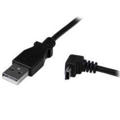 StarTech.com 2 m mini USB-kabel A-naar-mini-B met neerwaartse hoek - Afbeelding 3