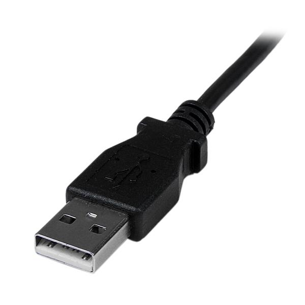 StarTech.com 2 m mini USB-kabel A-naar-mini-B met neerwaartse hoek - Afbeelding 4
