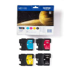Brother LC1100VALBP inktcartridge 4 stuk(s) Origineel Zwart, Cyaan, Magenta, Geel - Afbeelding 4