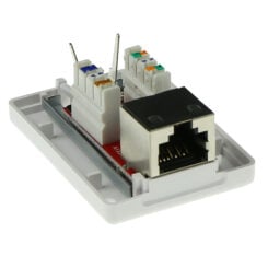 ACT Modulair opbouwdoos shielded 1-voudig CAT6A - Afbeelding 5