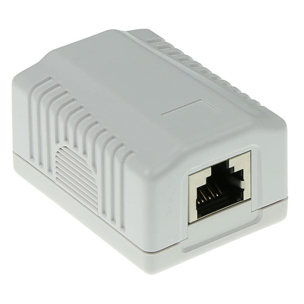 ACT Modulair opbouwdoos shielded 1-voudig CAT6A - Afbeelding 2