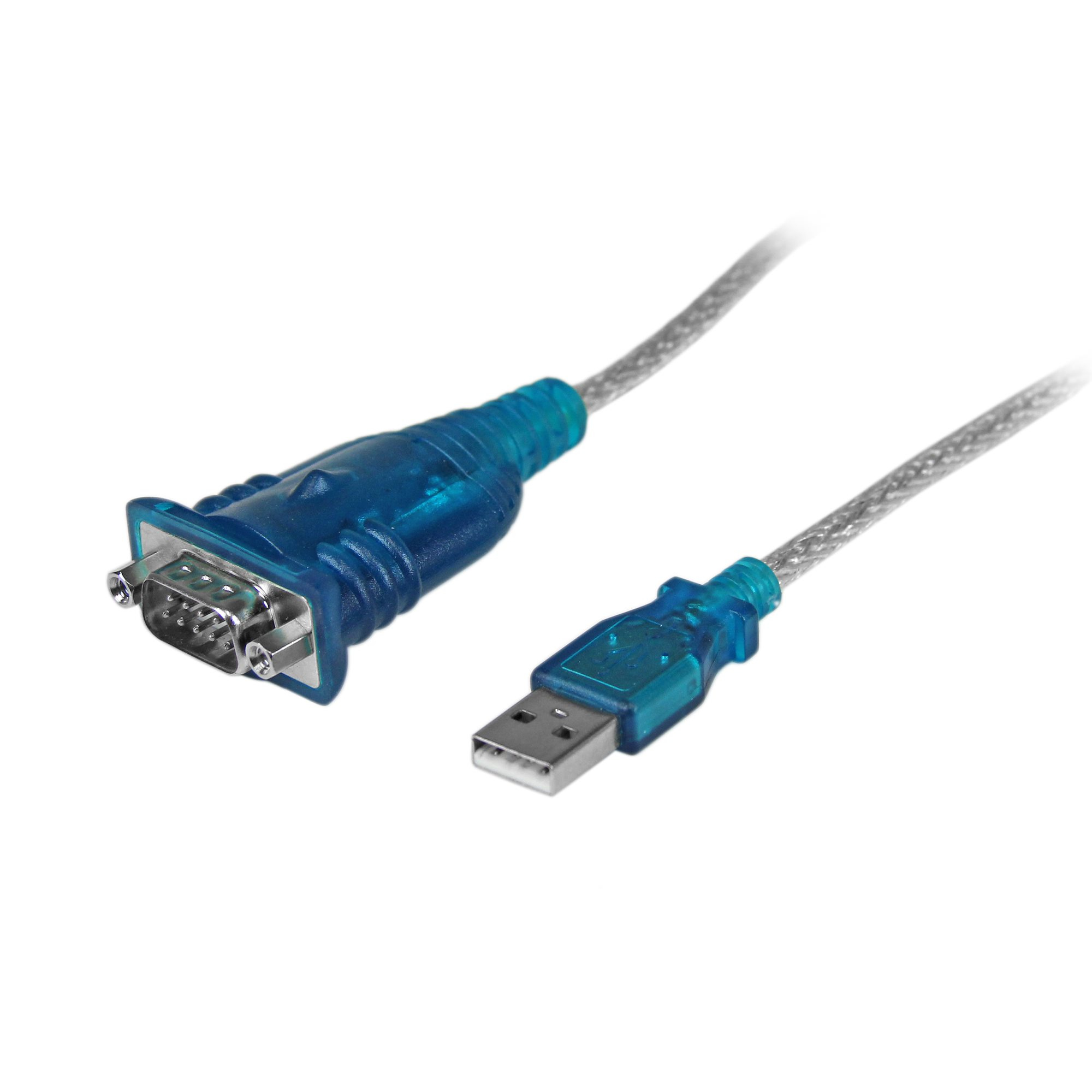 StarTech.com 43cm 1-Port USB naar Seriële Adapter Kabel, USB naar RS232 DB9 Converter - M/M - Afbeelding 2