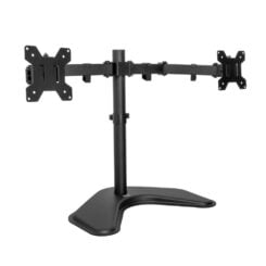 ACT Monitorarm 32", op voet, 2 schermen, Essentials