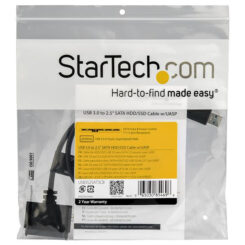 StarTech.com SATA naar USB Kabel - USB 3.0 naar 2.5" SATA III Hard Drive Adapter - Externe Converter voor SSD/HDD Data Transfer - Afbeelding 6