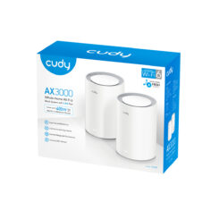 Cudy M3000(2-PACK) V2.0 mesh-wifi-systeem Dual-band (2.4 GHz / 5 GHz) Wi-Fi 6 (802.11ax) Wit Intern - Afbeelding 5