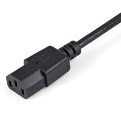 StarTech.com 1m Stroom Verlengkabel, C14 naar C13 Voedingskabel, 10A 125V, 18AWG, Computer Stroomkabel, IEC-320-C14 naar IEC-320-C13 AC Verlengkabel voor Netvoeding, UL-Listed - Afbeelding 4