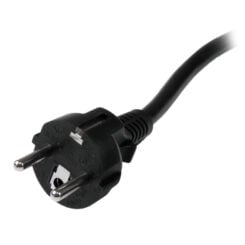 StarTech.com 2m Computer Stroomkabel, 16AWG, EU Schuko naar C19, 16A 250V, Zwart, AC Vervangkabel, Printer Voedingskabel, PC Power Supply Kabel, TV/Monitor Electriciteitssnoer, UL-Listed - Afbeelding 3