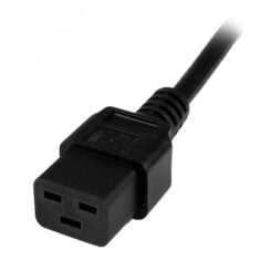 StarTech.com 2m Computer Stroomkabel, 16AWG, EU Schuko naar C19, 16A 250V, Zwart, AC Vervangkabel, Printer Voedingskabel, PC Power Supply Kabel, TV/Monitor Electriciteitssnoer, UL-Listed - Afbeelding 5