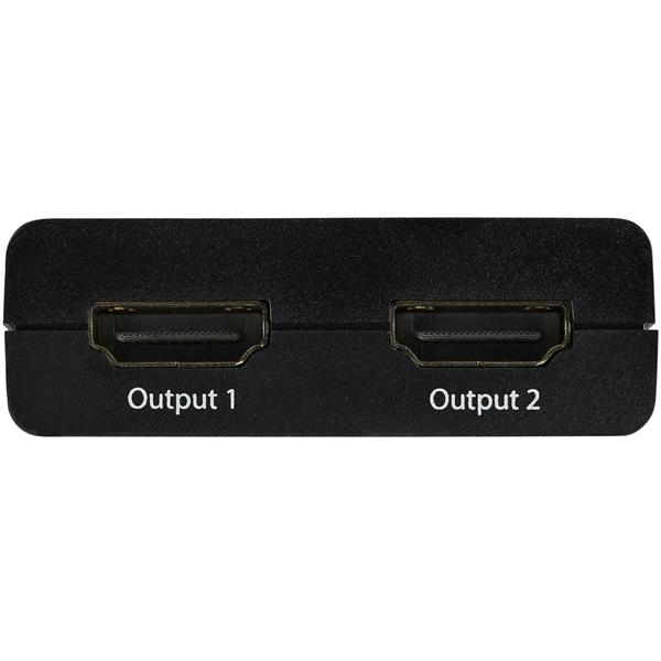 StarTech.com 4K HDMI 2-poorts videosplitter – 1x2 HDMI splitter – Gevoed door USB-kabel of voedingsadapter – 4K 30 Hz - Afbeelding 5
