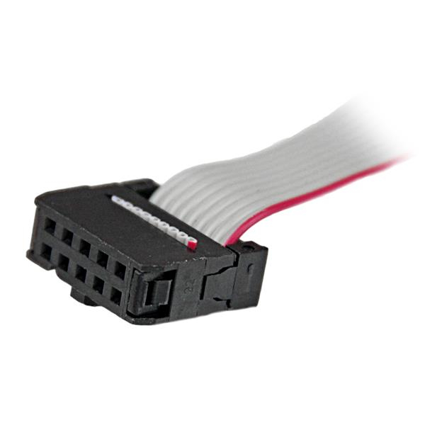 StarTech.com 9-pins Serieel Mannelijk naar 10-pins Moederbord Low-Profile Slotplaatje - Afbeelding 4