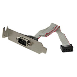 StarTech.com 9-pins Serieel Mannelijk naar 10-pins Moederbord Low-Profile Slotplaatje - Afbeelding 2